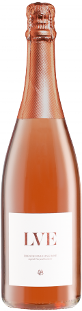 LVE French Sparkling Rose bottle