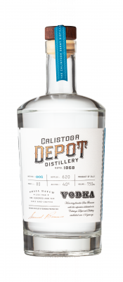 Calistoga Depot Distillery Vodka bottle