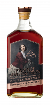 Fame and Misfortune Straight Rye Whiskey Cask Strength bottle