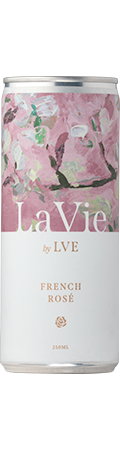 La Vie by LVE French Rosé bottle