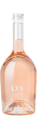 LVE French Rosé bottle