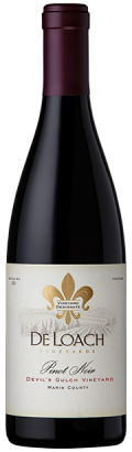 DeLoach Vineyards Devil’s Gulch Pinot Noir, Marin County bottle