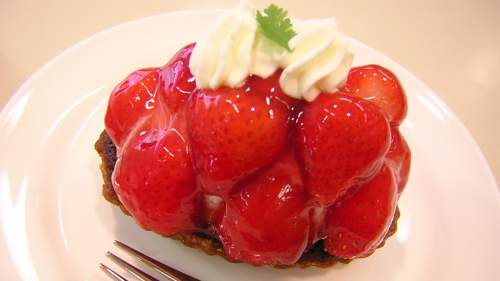 Rhubarb-Strawberry Tart