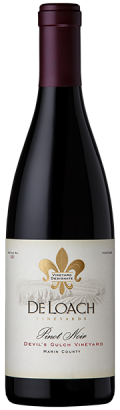 DeLoach Vineyards Devil’s Gulch Pinot Noir, Marin County bottle