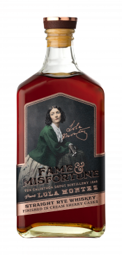 Fame and Misfortune Straight Rye Whiskey Finished in Cream Sherry Casks bottle