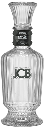 JCB Caviar Infused Vodka bottle
