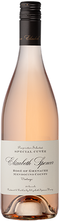 Elizabeth Spencer Winery Rosé of Grenache bottle