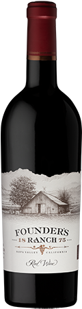 Founder’s Ranch Napa Valley Red Wine bottle