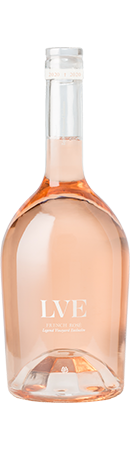 LVE French Rosé bottle